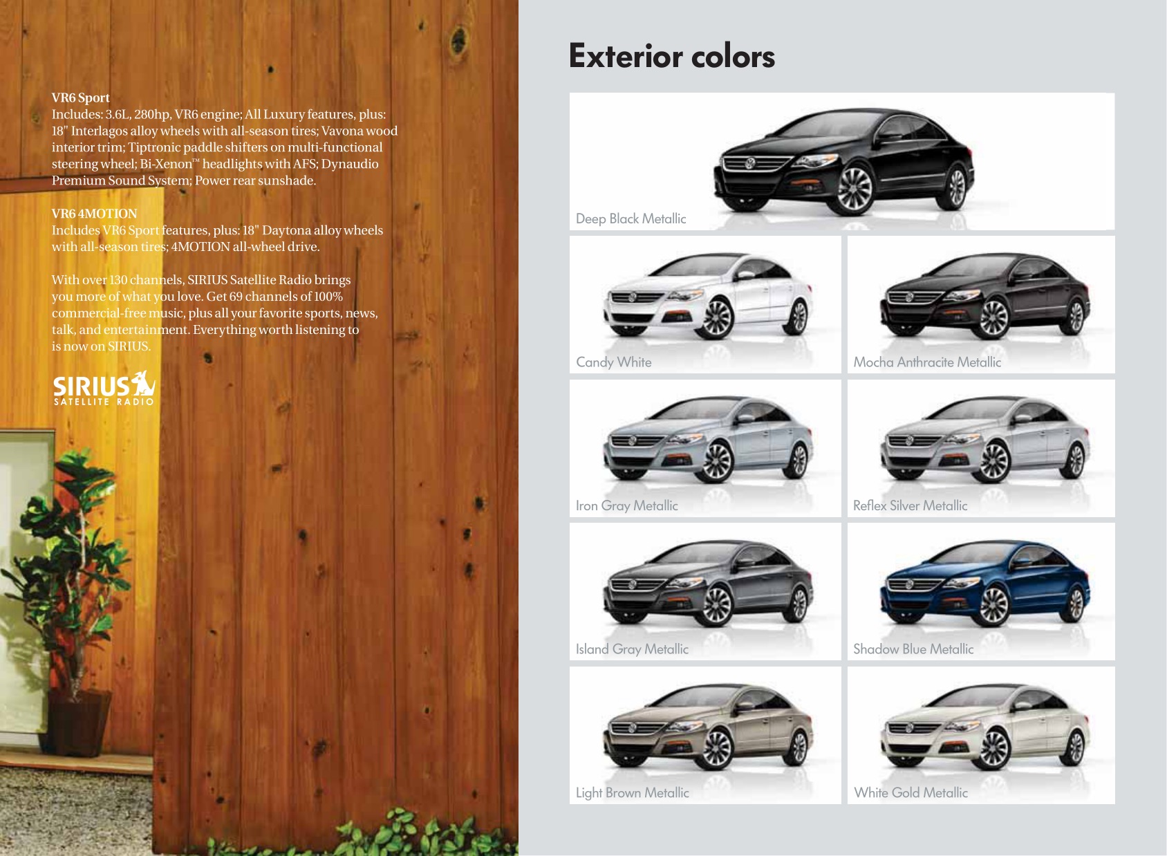 2010 VW CC Brochure Page 19